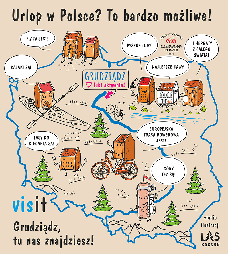 Spichrzowa mapa Polski - tu spędzisz dobrze czas!